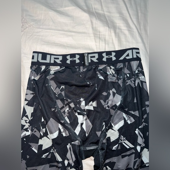 Under Armour EUC Boys' HeatGear Armour ¾ Printed Leggings - Picture 7 of 11